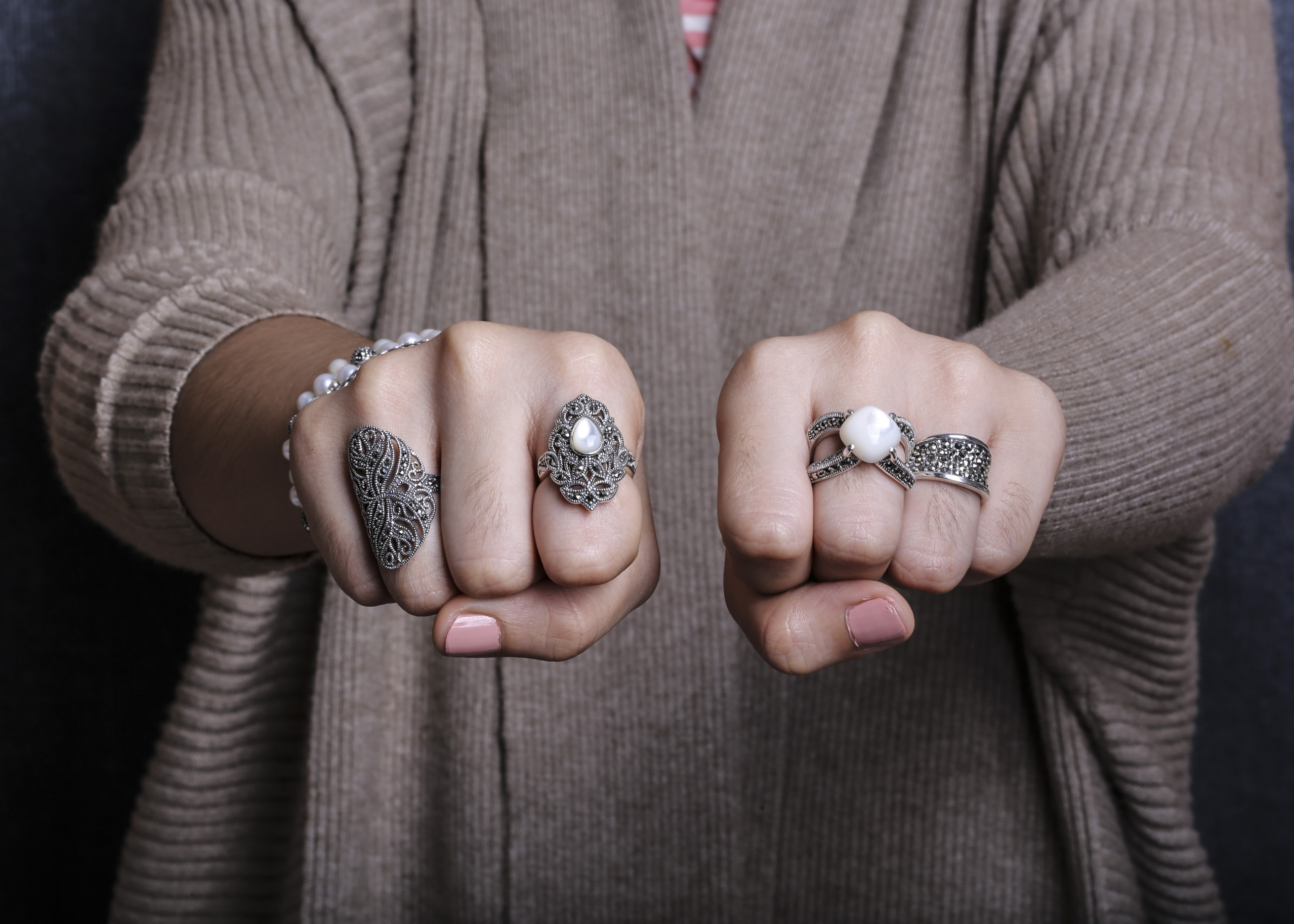 Marcasite Rings