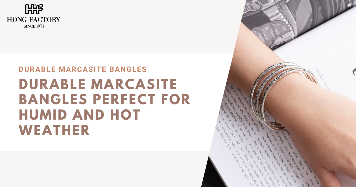 Durable Marcasite Bangles