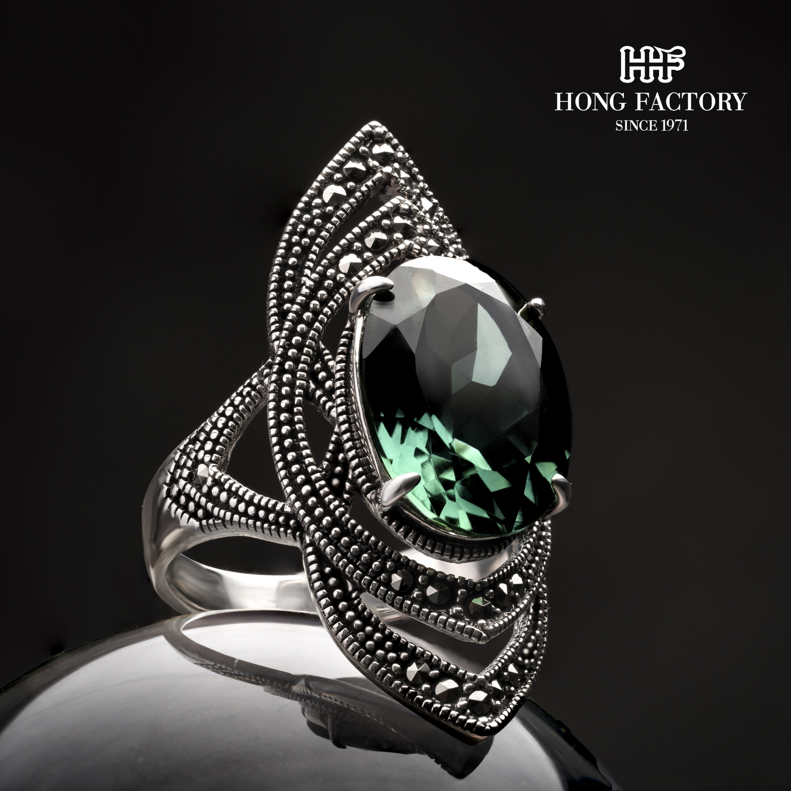 Marcasite Silver Rings