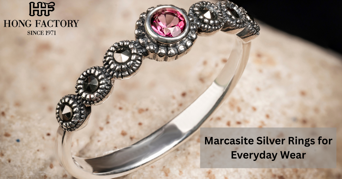 Marcasite Silver Rings for Everyday Wear